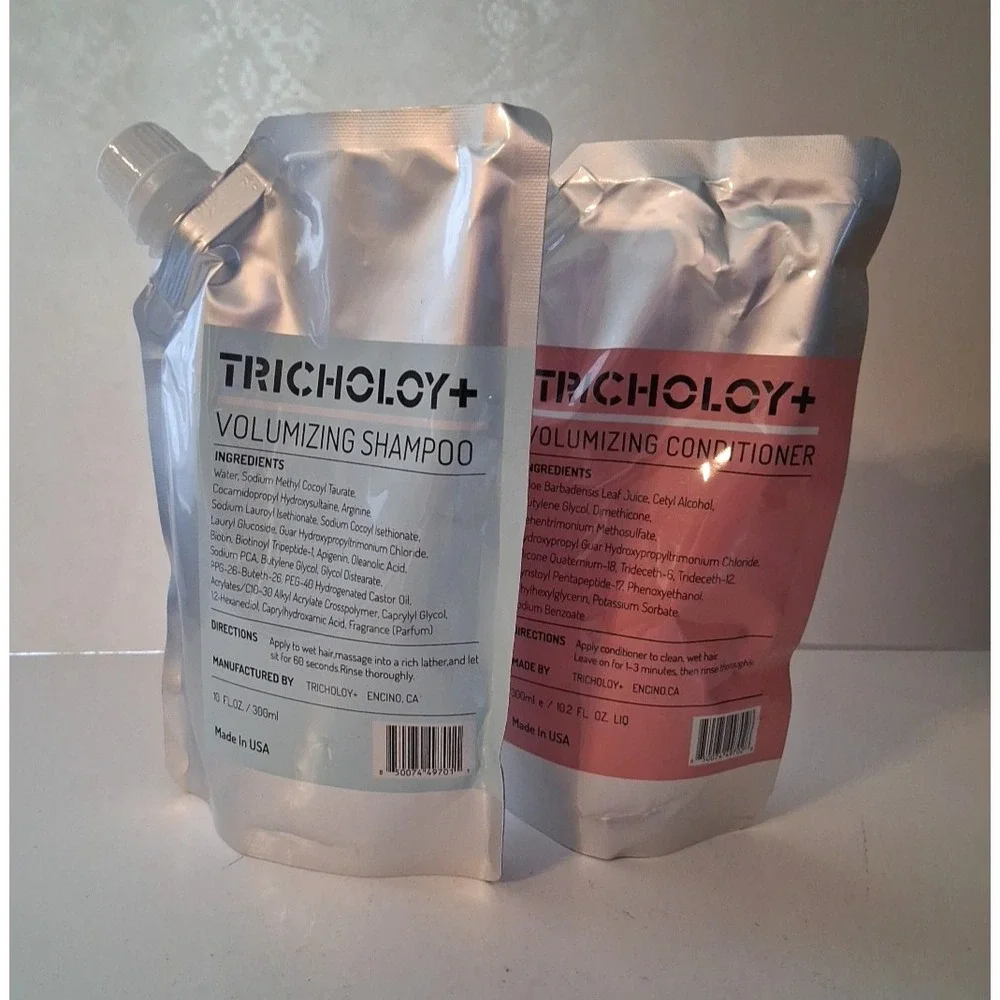 Trichology + Shampoo Anti-Hair Fall Less Shedding Volumizing Shampoo Conditioner